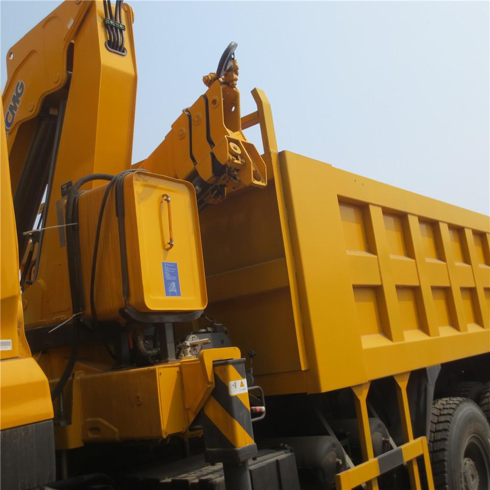 Dongfeng 30 Ton Dump Truck With Crane, Dumper Truck