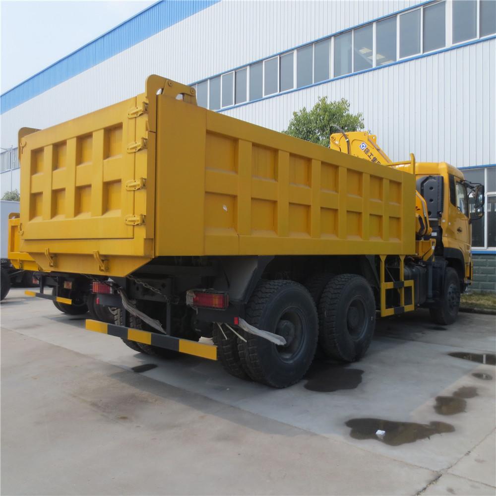 Dongfeng 30 Ton Dump Truck With Crane, Dumper Truck