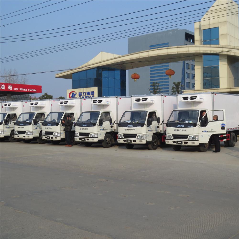 Jmc 3 Ton Fish Freezer Truck, Refrigerated Truck