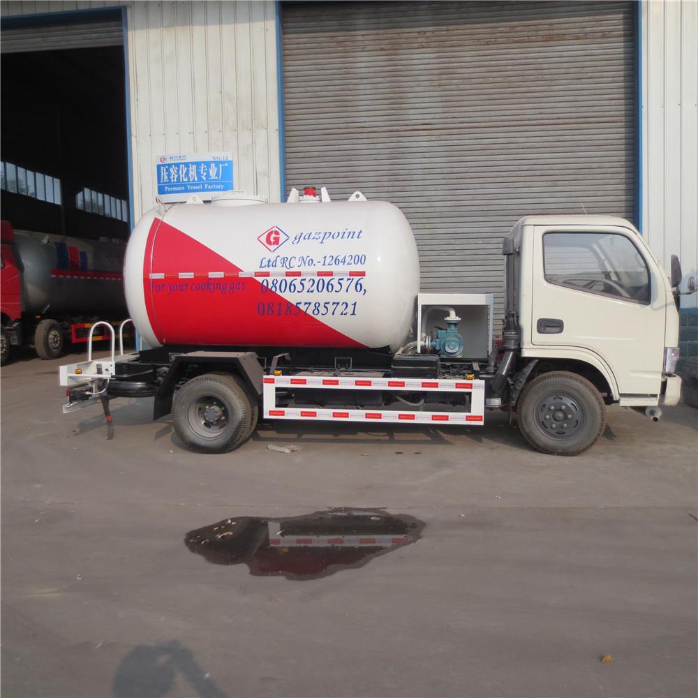 6 Wheel 5 Cbm Lpg Dispenser Truck, LPG Tanker