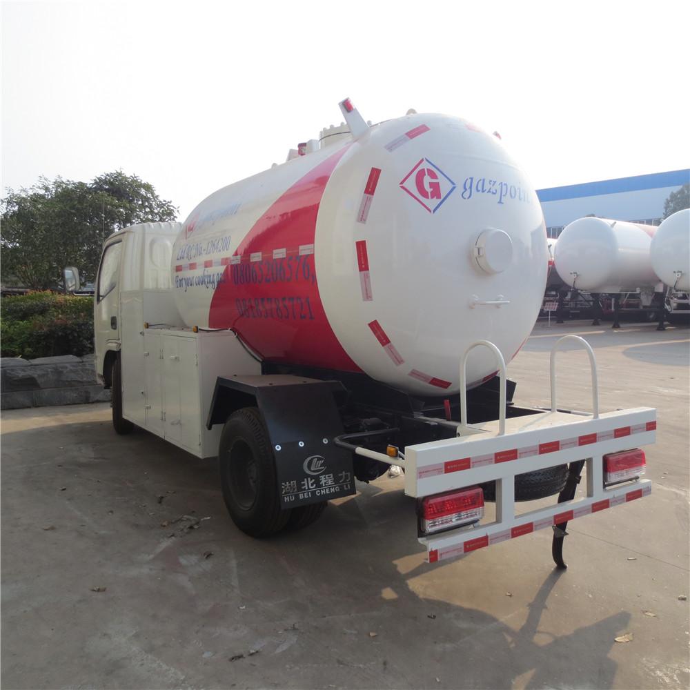 6 Wheel 5 Cbm Lpg Dispenser Truck, LPG Tanker