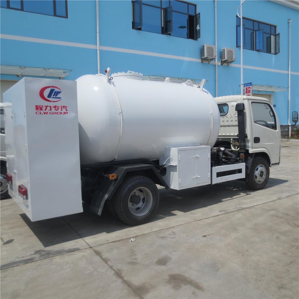 Dongfeng 6 Wheel 5000 Liters Lpg Tanker Truck, LPG Tanker