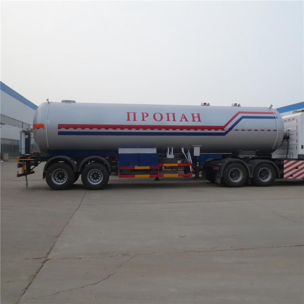 2 Axle 40.5 Cbm 17 Ton Lpg Tanker Semitrailer, LPG Tanker