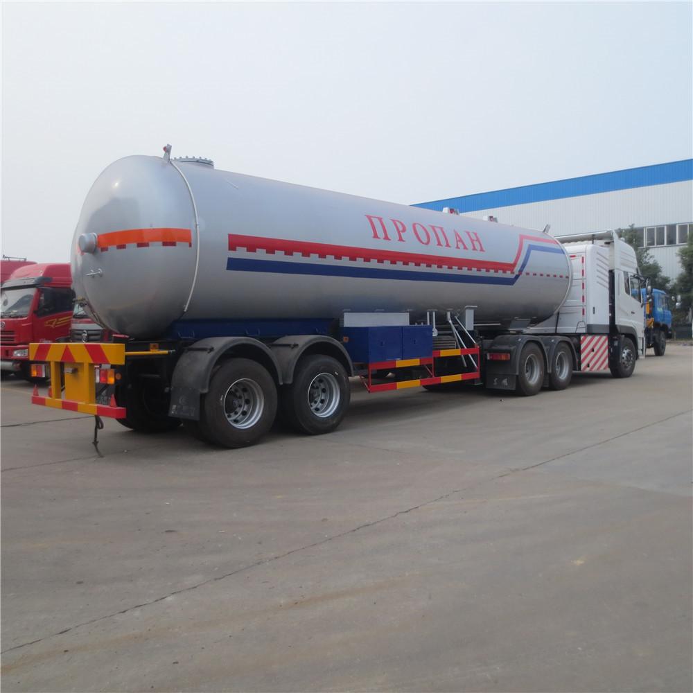 2 Axle 40.5 Cbm 17 Ton Lpg Tanker Semitrailer, LPG Tanker