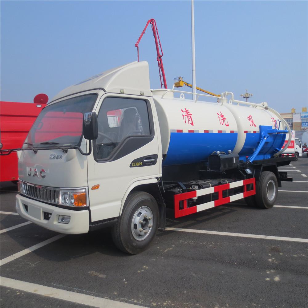 Jac 5 Cbm Sewage Tanker, Vacuum Suction Cleaning Truck