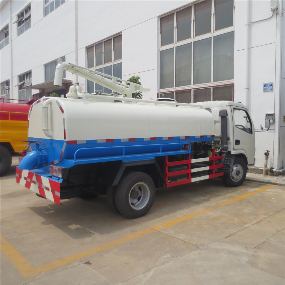 Dongfeng 4 Cbm Fecal Suction Truck, Vacuum Suction Cleaning Truck