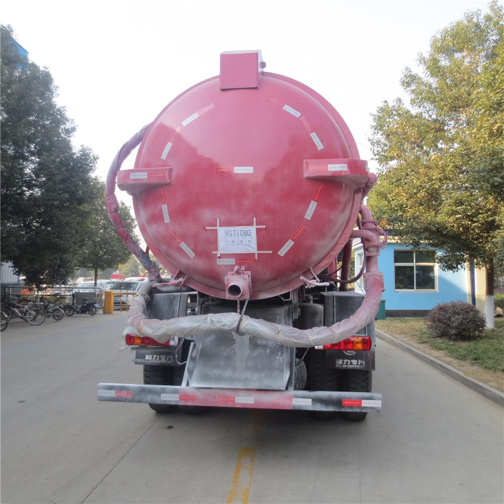 Howo 16 Cbm Sewage Suction Truck, Vacuum Suction Cleaning Truck