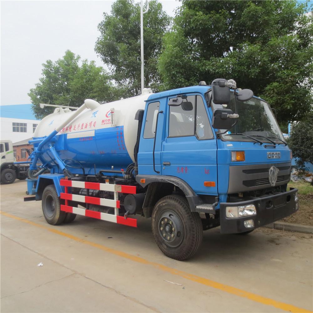 Dongfeng 10 Cbm Sewage Tanker Truck, Vacuum Suction Cleaning Truck