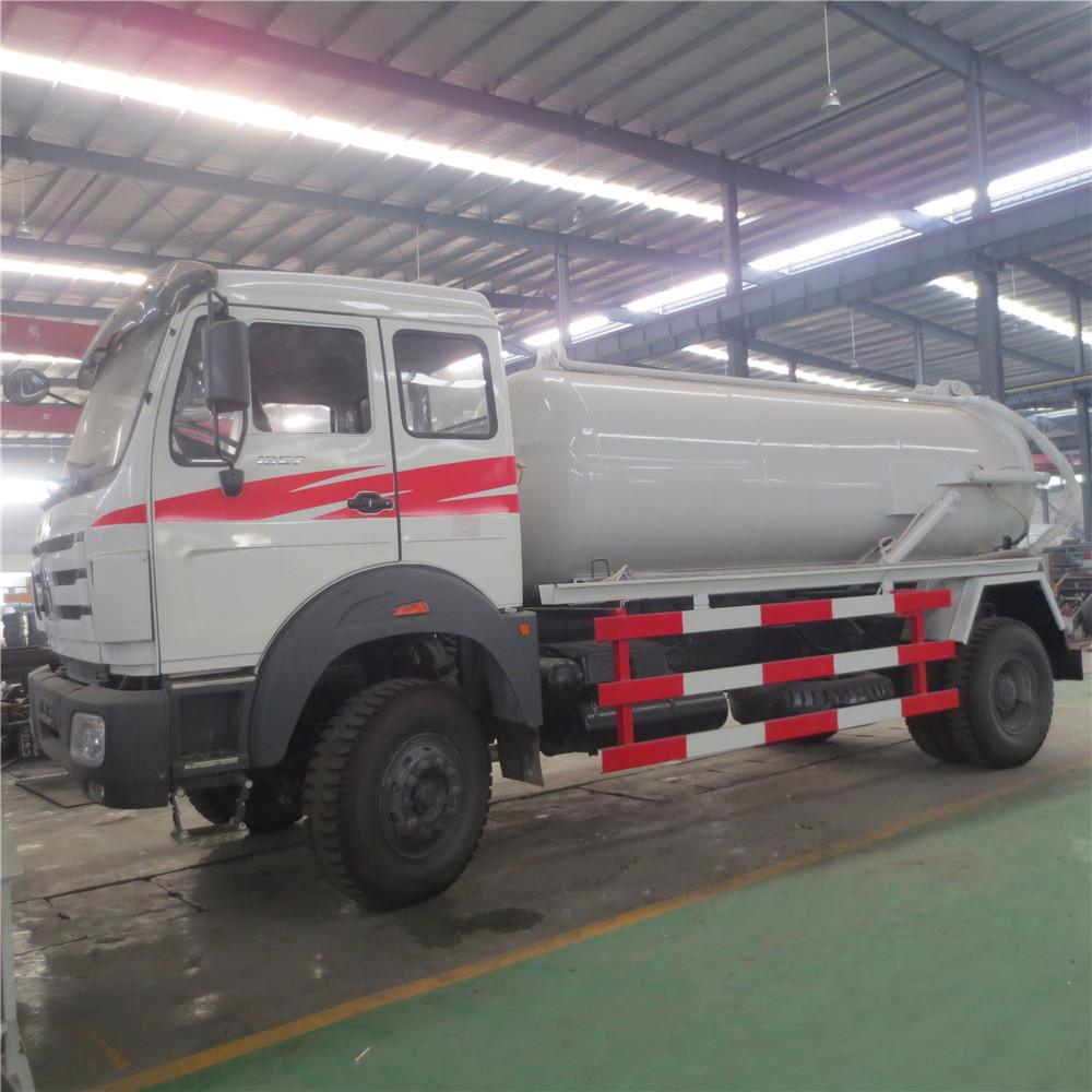 10 Cbm Sewage Suction Truck, Vacuum Suction Cleaning Truck