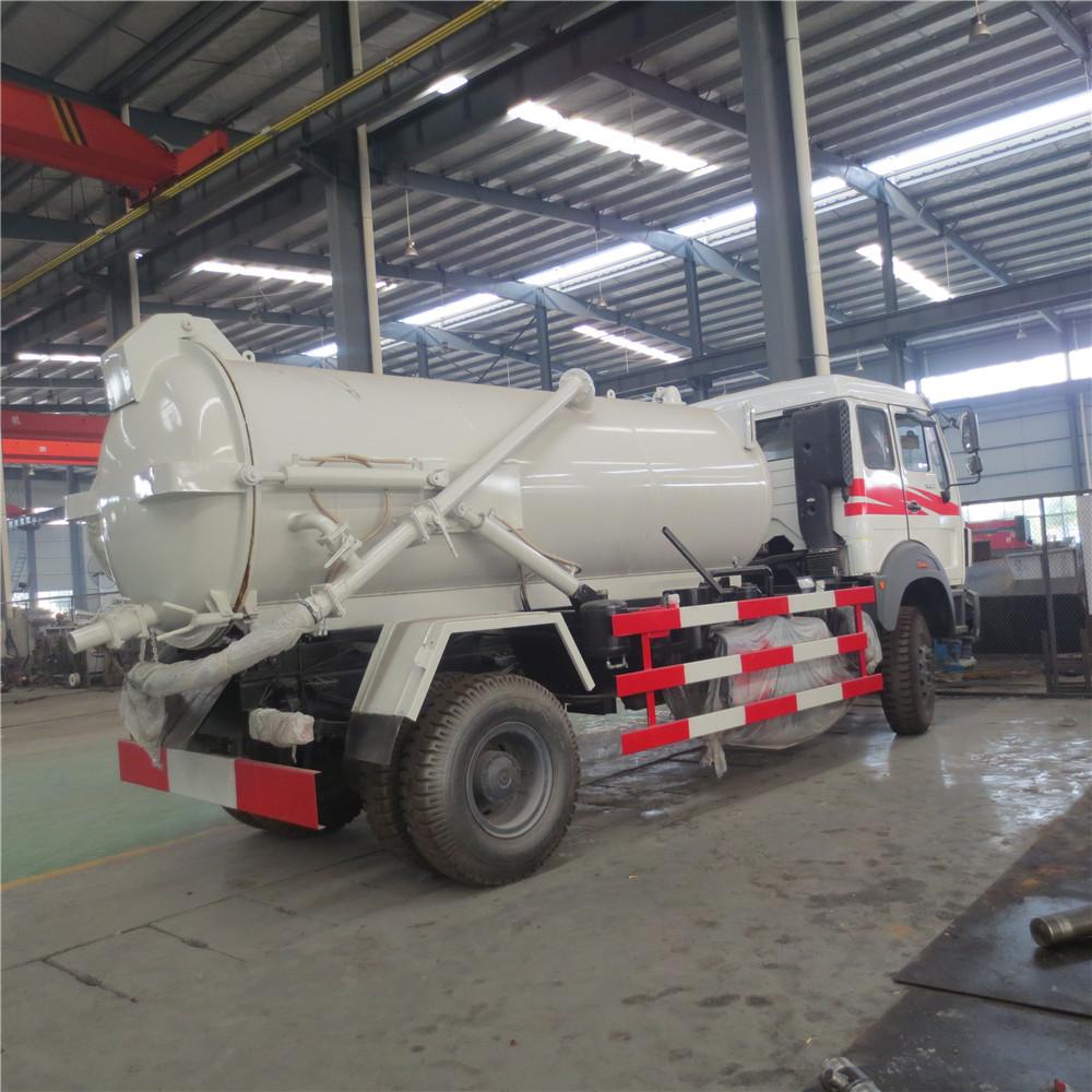 10 Cbm Sewage Suction Truck, Vacuum Suction Cleaning Truck