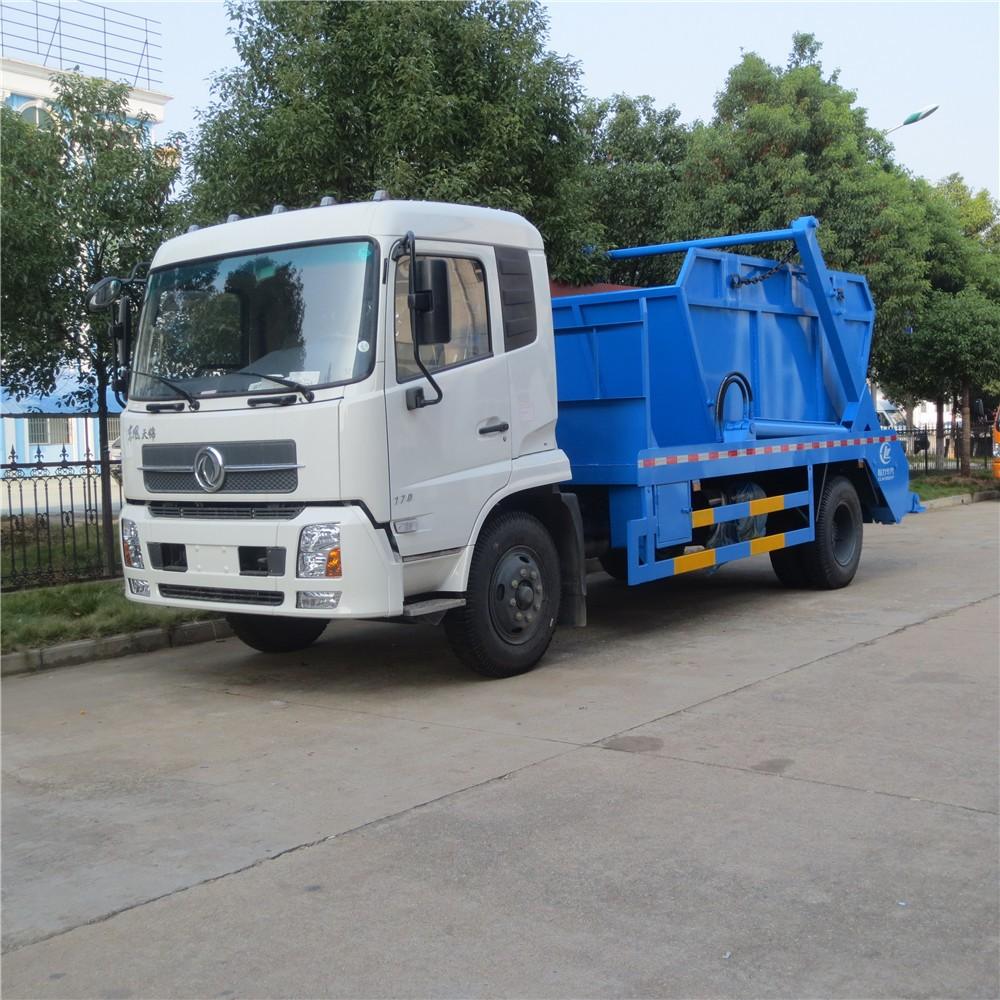 Dongfeng 8 M3 Hydraulic Lifter Garbage Truck, Garbage Truck