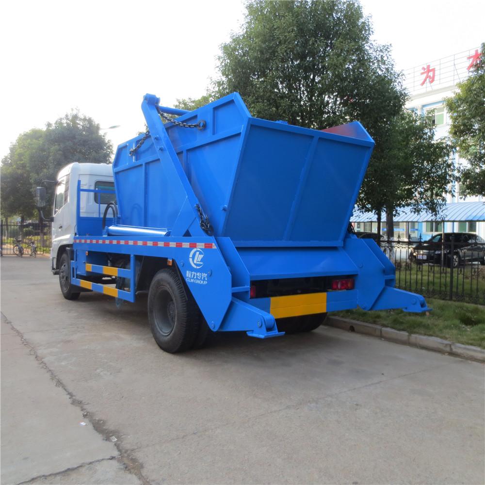 Dongfeng 8 M3 Hydraulic Lifter Garbage Truck, Garbage Truck