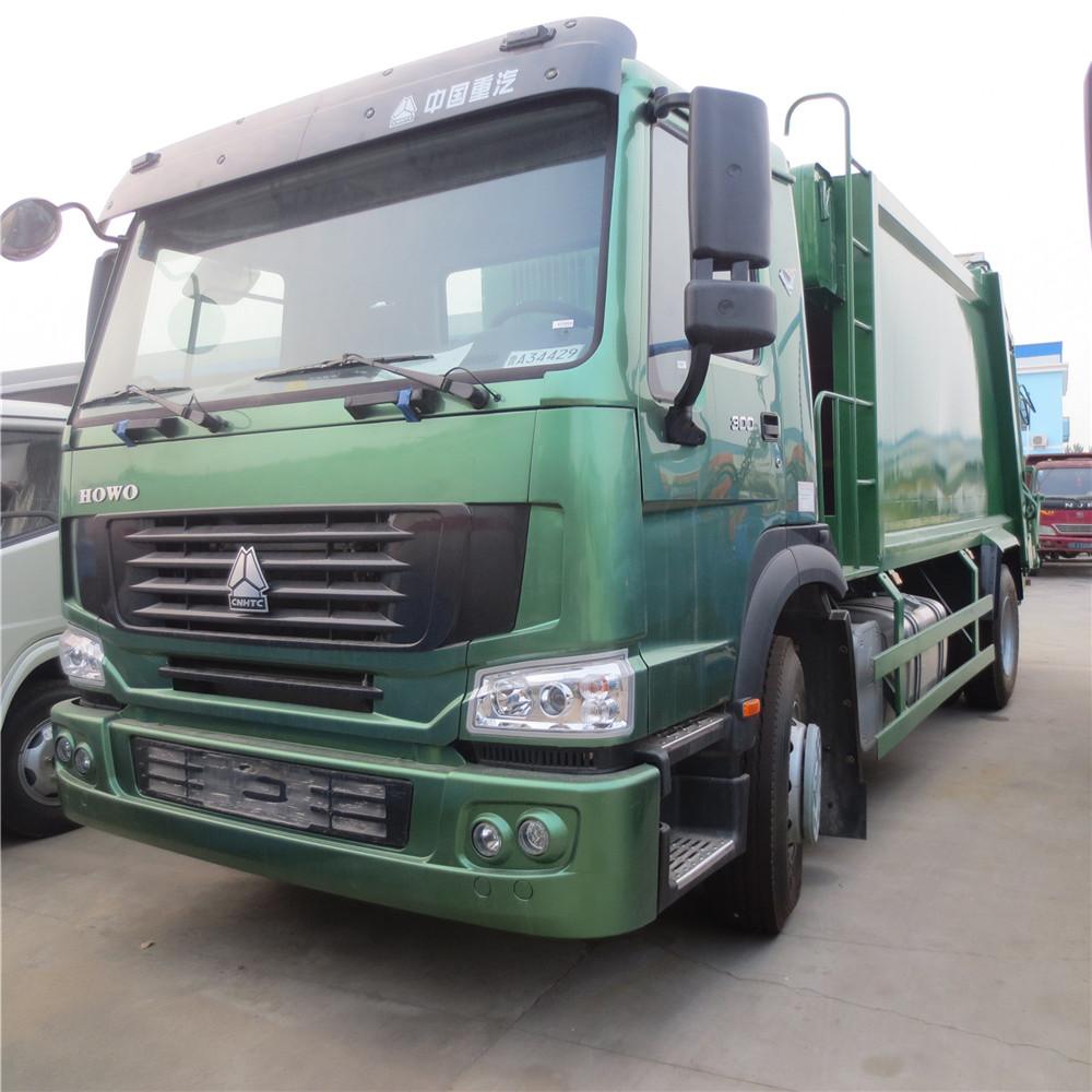 Howo 12 M3 Garbage Compactor Truck, Garbage Truck