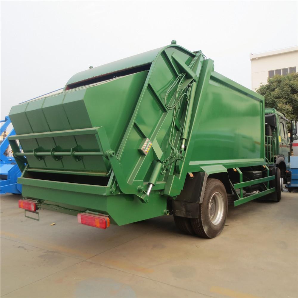 Howo 12 M3 Garbage Compactor Truck, Garbage Truck