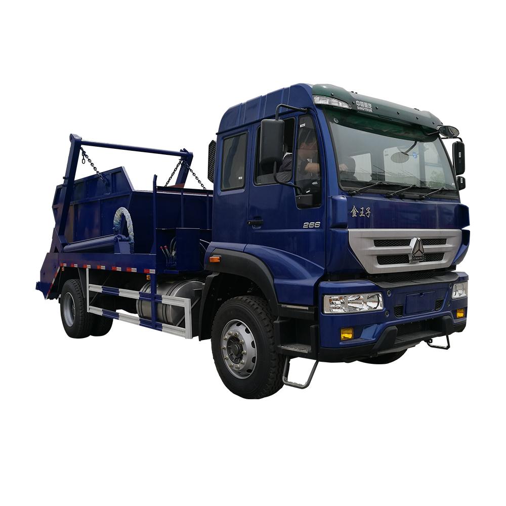 Hydraulic lifter garbage truck