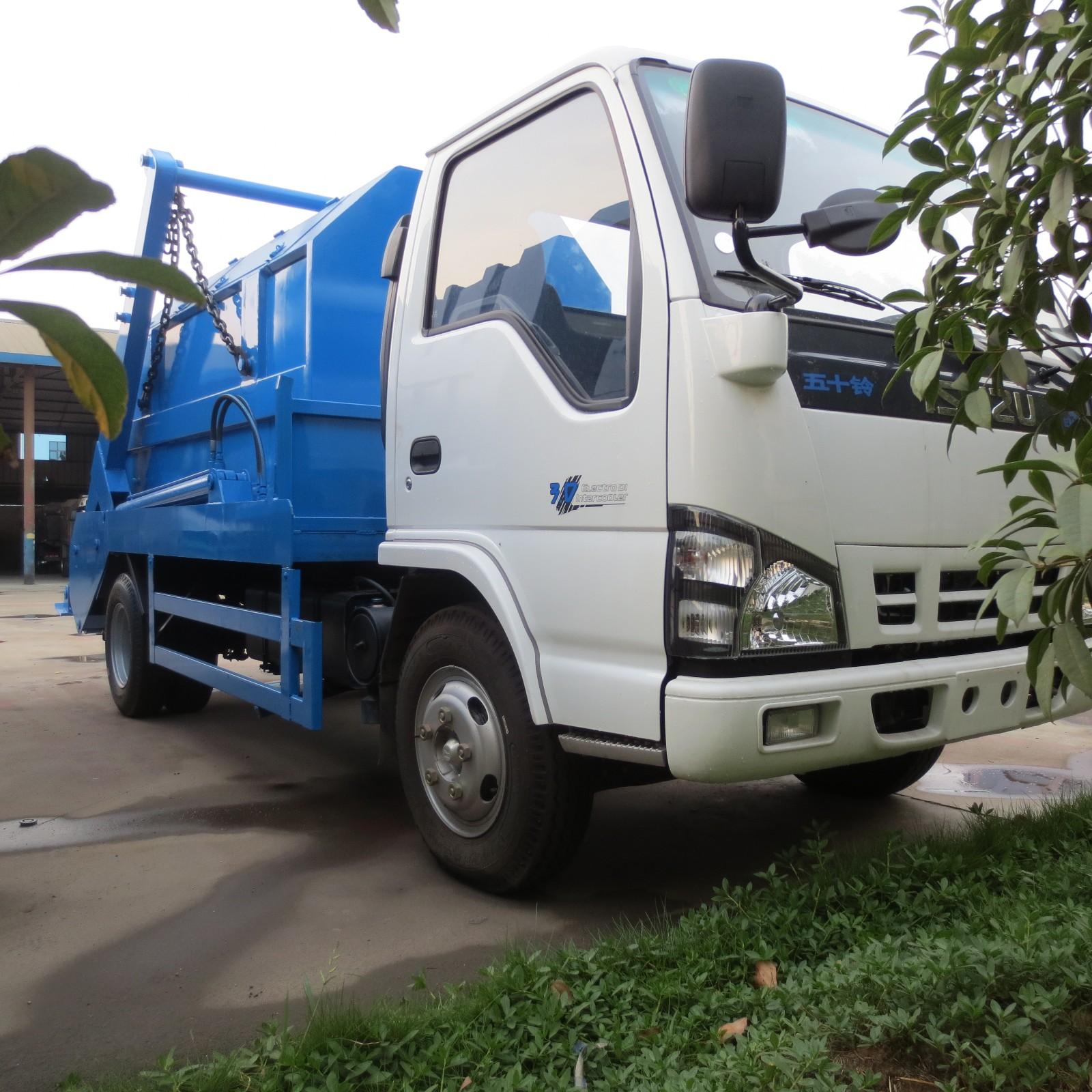 5 cbm skip bin garbage truck