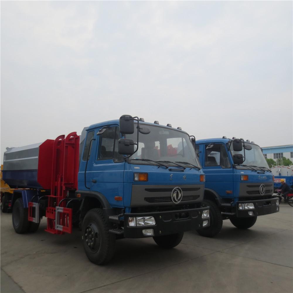 Dongfeng 6 Wheel Bin Lifter Garbage Truck, Garbage Truck