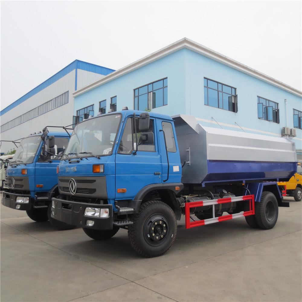 Dongfeng 6 Wheel Bin Lifter Garbage Truck, Garbage Truck