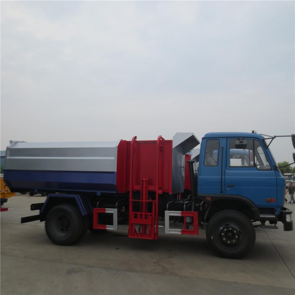 Dongfeng 6 Wheel Bin Lifter Garbage Truck, Garbage Truck