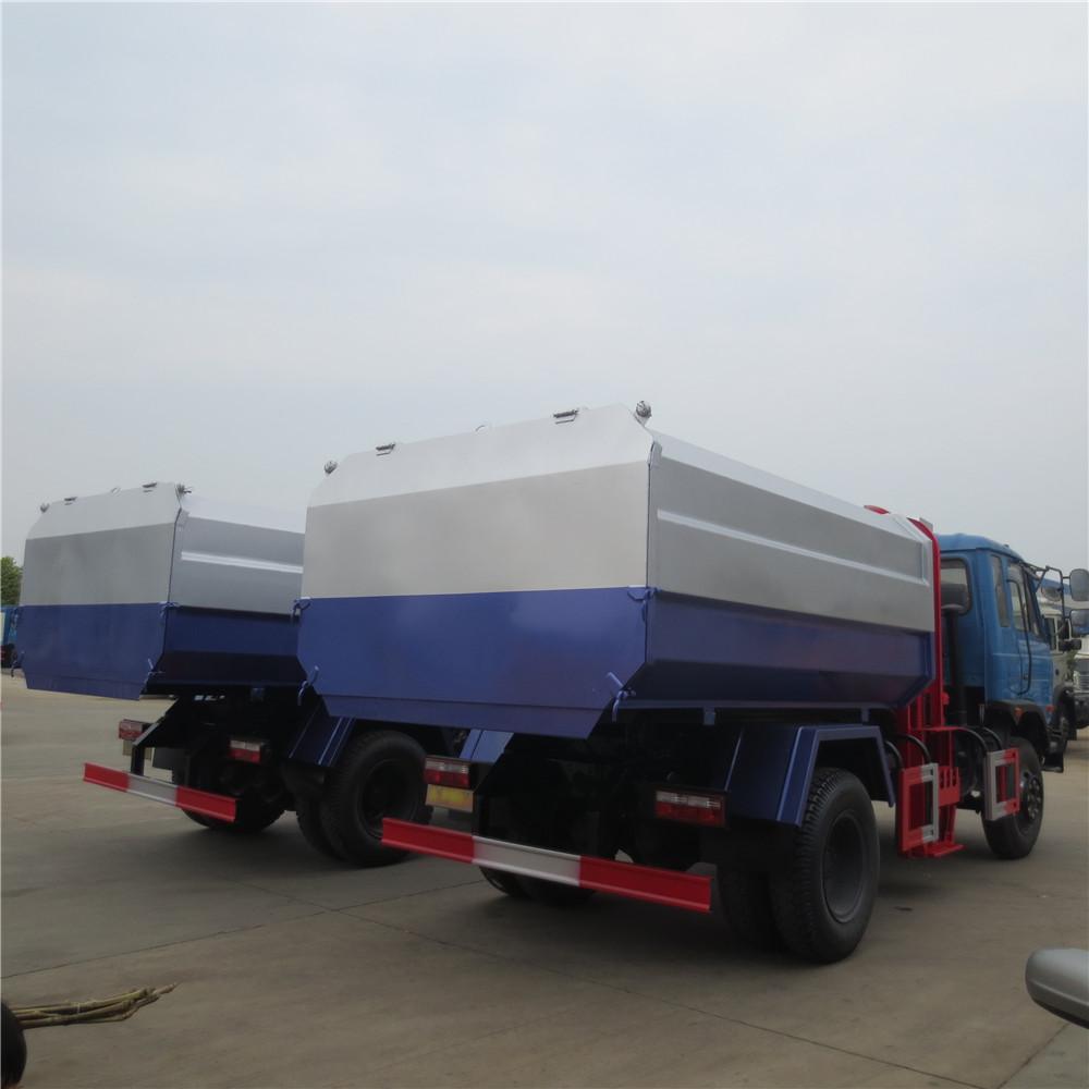 6 wheel bin lifter garbage truck