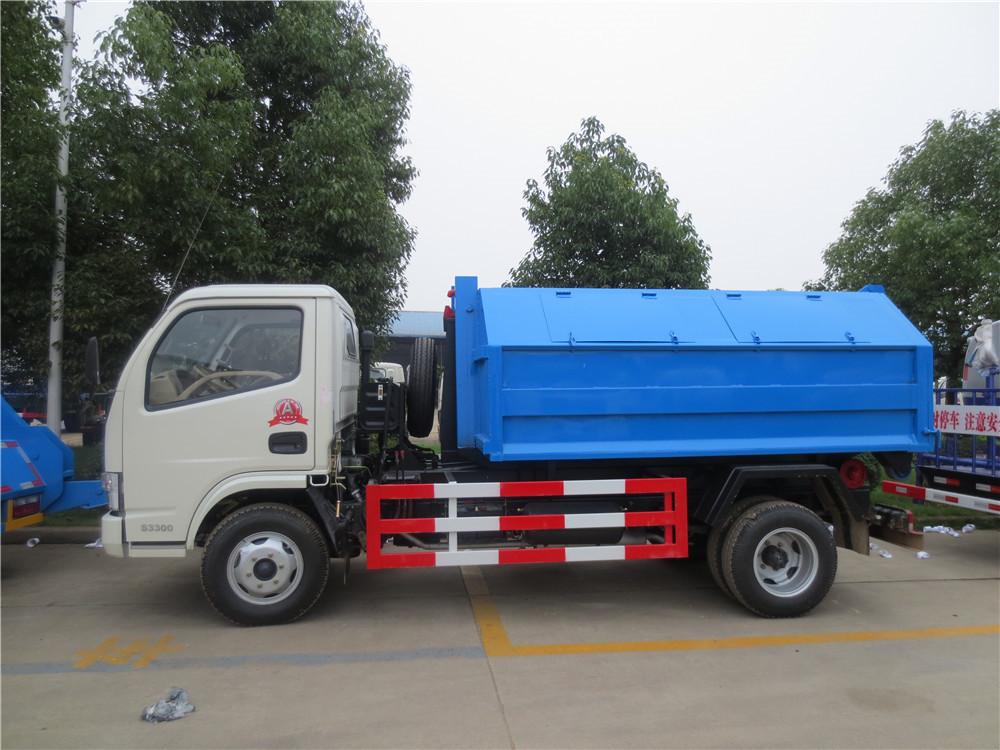 Dongfeng 3 Ton Bin Lifter Garbage Truck, Garbage Truck