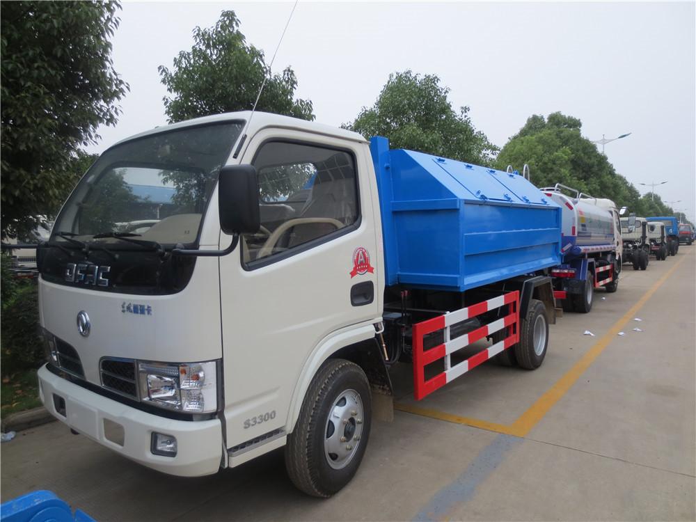 Dongfeng 3 Ton Bin Lifter Garbage Truck, Garbage Truck