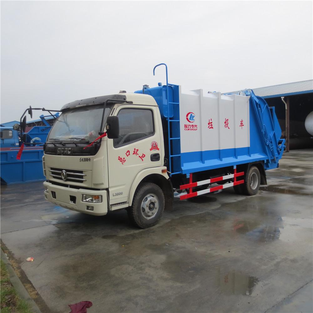 dongfeng self-loading garbage can truck