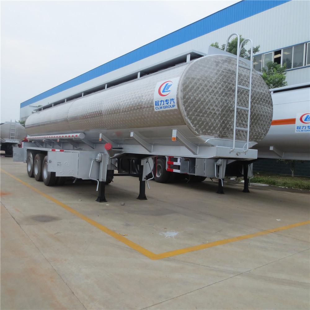 55 Cbm Aluminum Alloy Oil Tanker Semi Trailer, Fuel Tanker