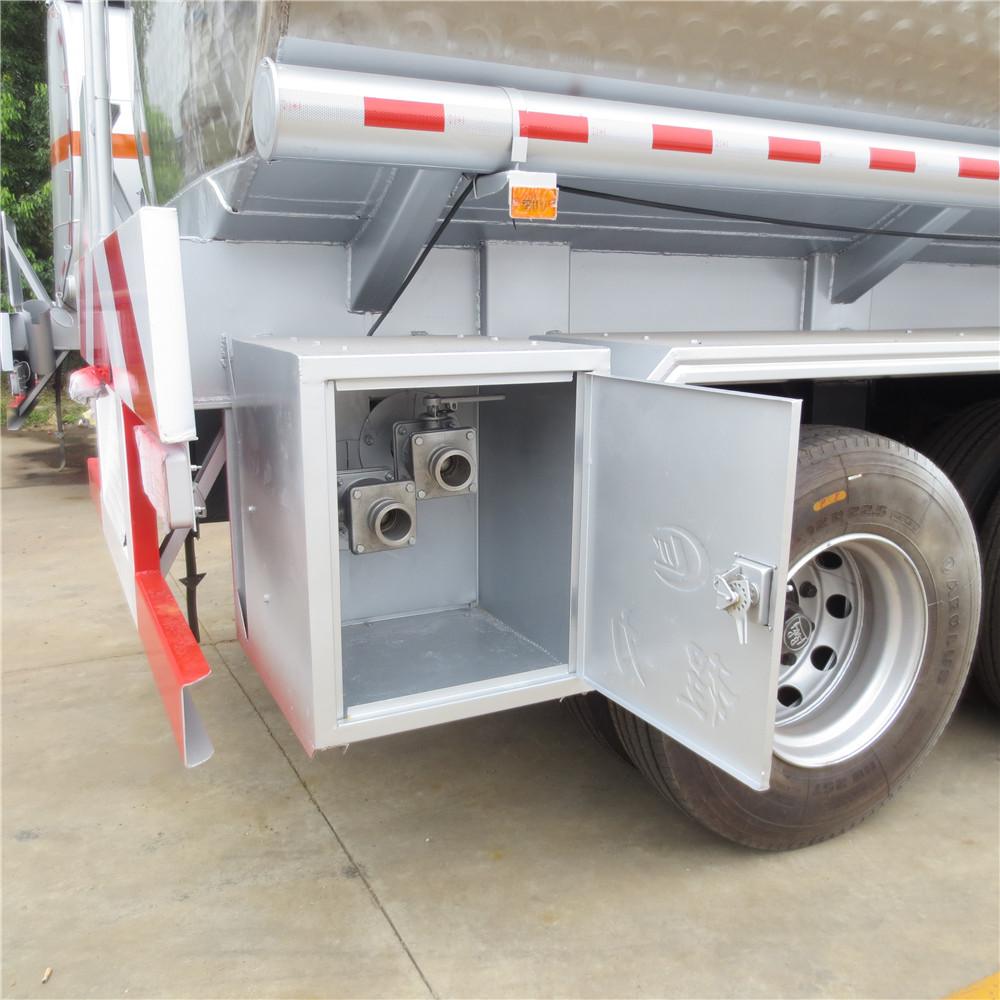 55 Cbm Aluminum Alloy Oil Tanker Semi Trailer, Fuel Tanker