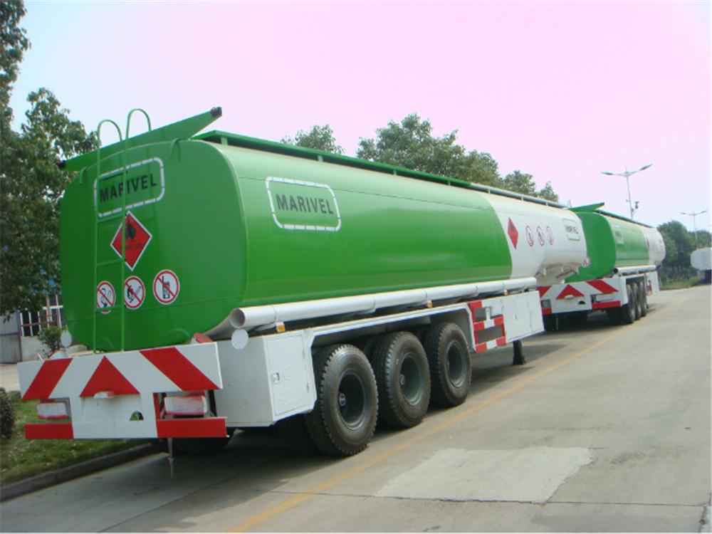 3 axle oil tank transport semi trailer 50000 liters, Fuel Tanker