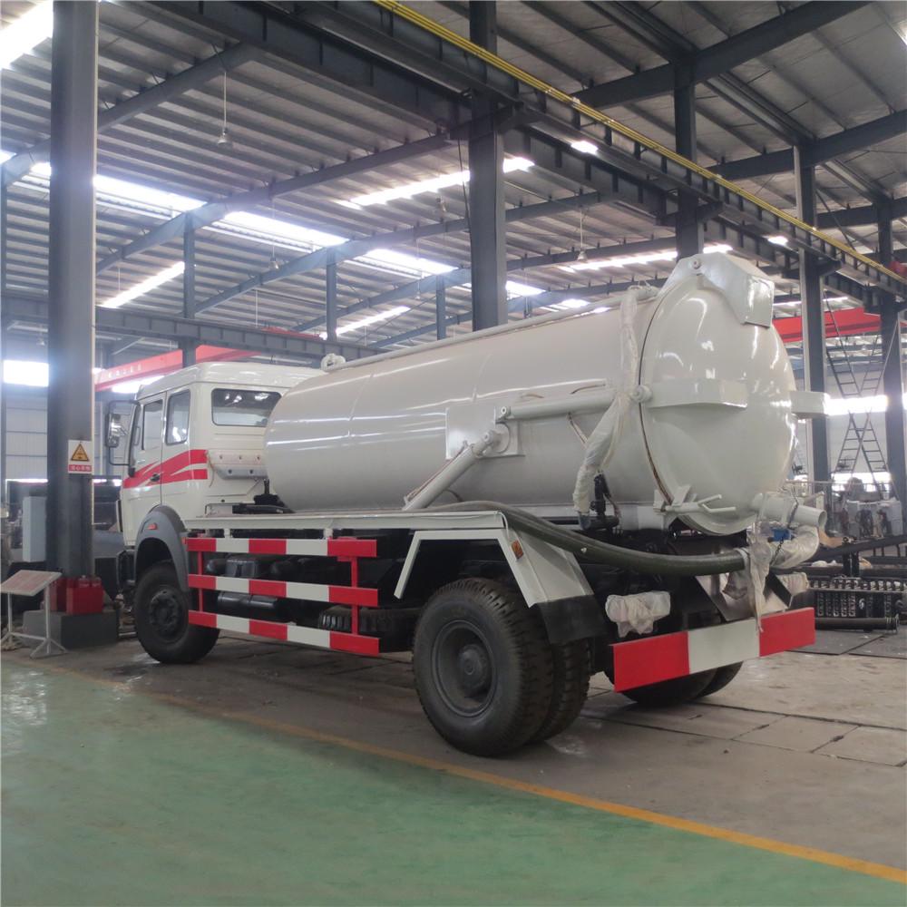 10 Cbm Sewage Suction Truck, Vacuum Suction Cleaning Truck