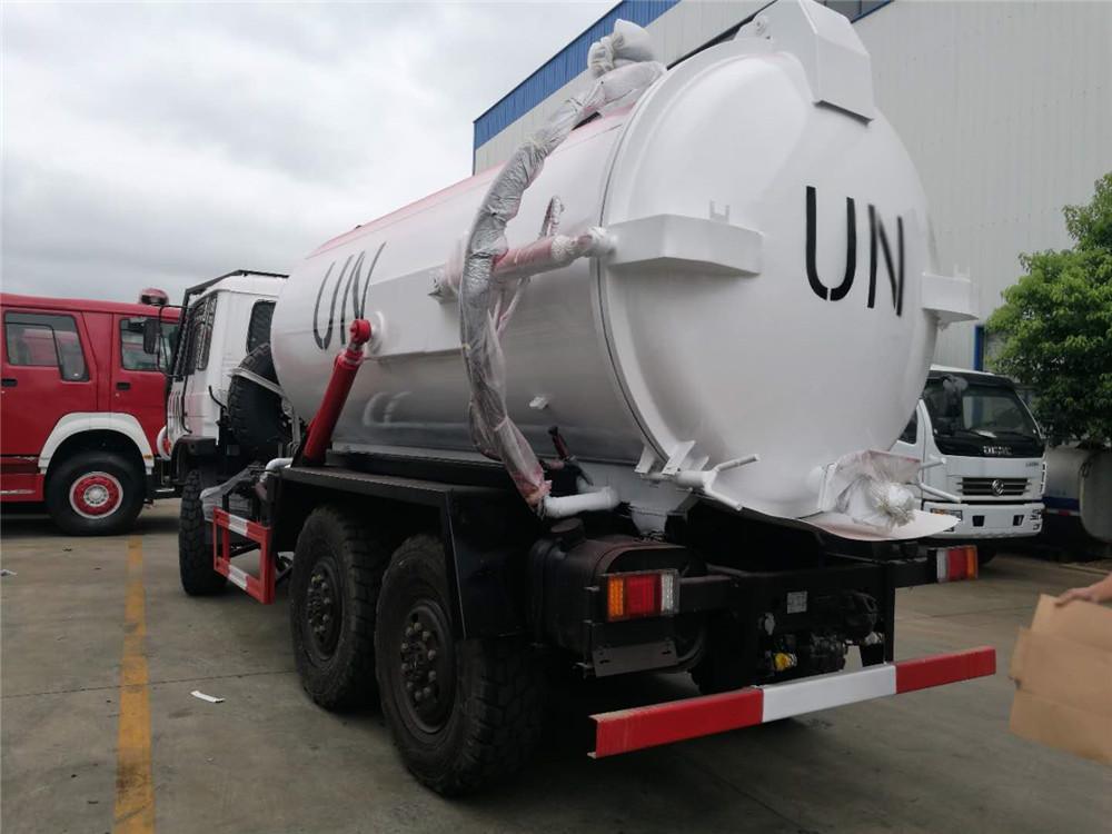 6*6 Sewage Tanker Truck, Vacuum Suction Cleaning Truck