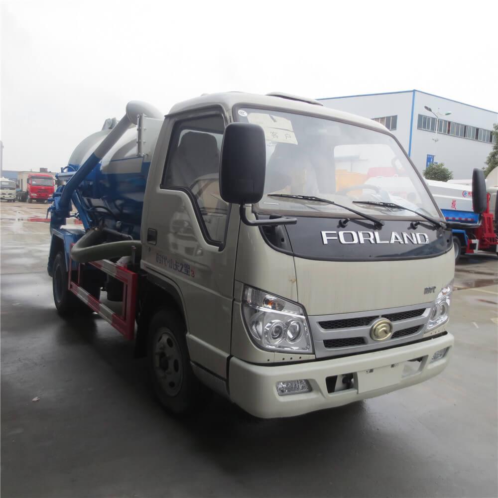 mini sewage suction truck