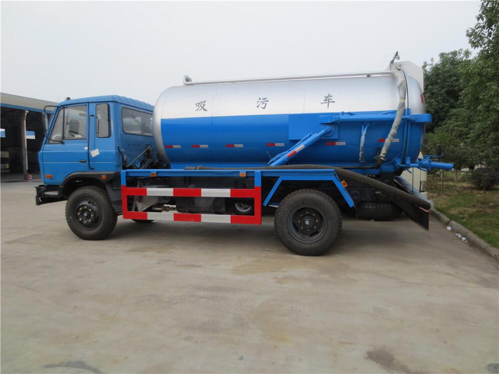 Dongfeng 8 Cbm Sewage Tank, Vacuum Suction Cleaning Truck