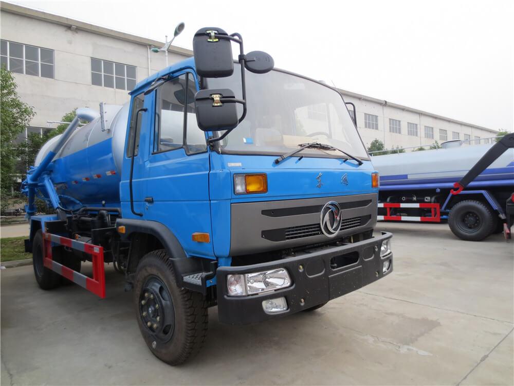 Dongfeng 8 Cbm Sewage Tank, Vacuum Suction Cleaning Truck