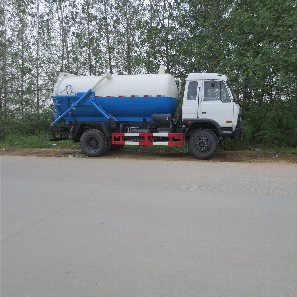 dongfeng 10 m3 sewage vacuum tank