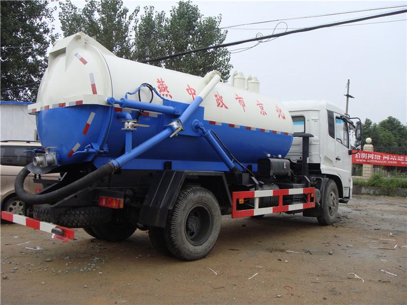 4*2 10 M3 Sewage Sucking Truck, Vacuum Suction Cleaning Truck