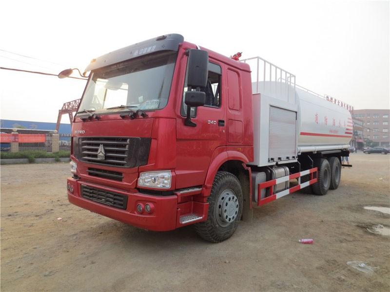 Howo 20000 Liters Fire Sprinkler Truck, Water Truck