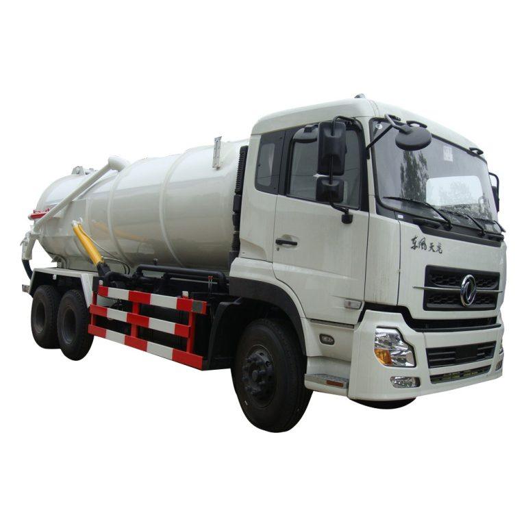 Dongfeng 16 Cbm Sewage Truck, Vacuum Suction Cleaning Truck