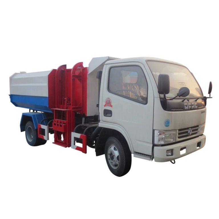 4*2 Side Load Garbage Truck, 5 cbm side load garbage truck