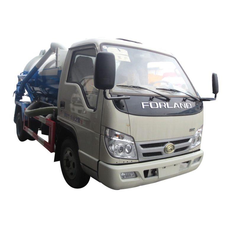 Forland Mini Sewage Suction Truck, Vacuum Suction Cleaning Truck