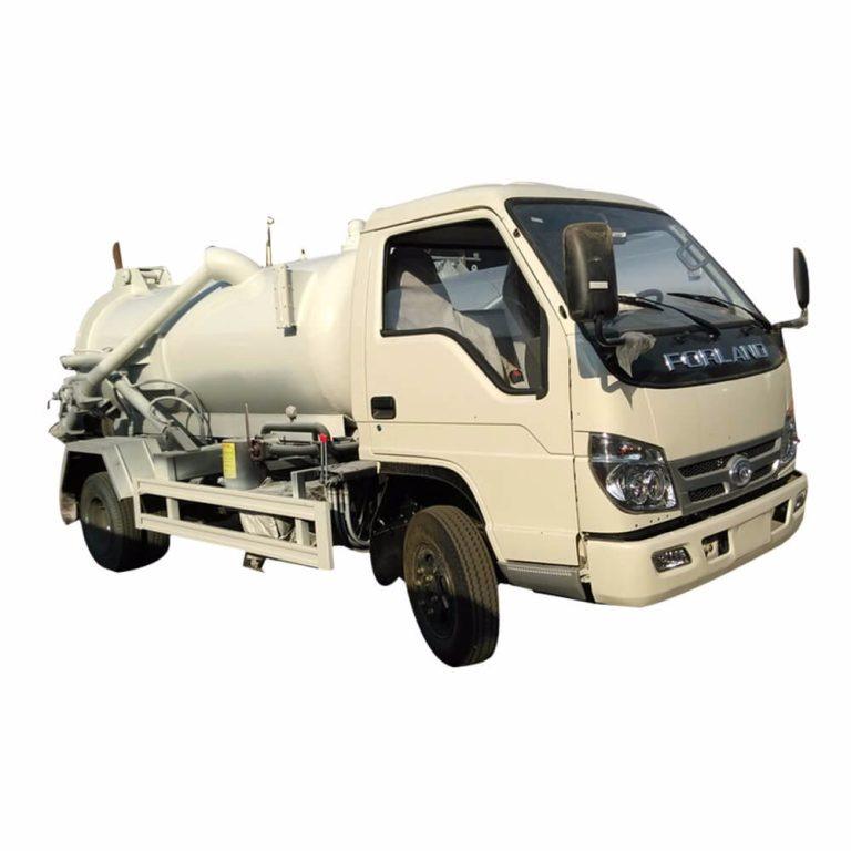 Forland 3 Cbm Sewage Sucking Truck, Vacuum Suction Cleaning Truck