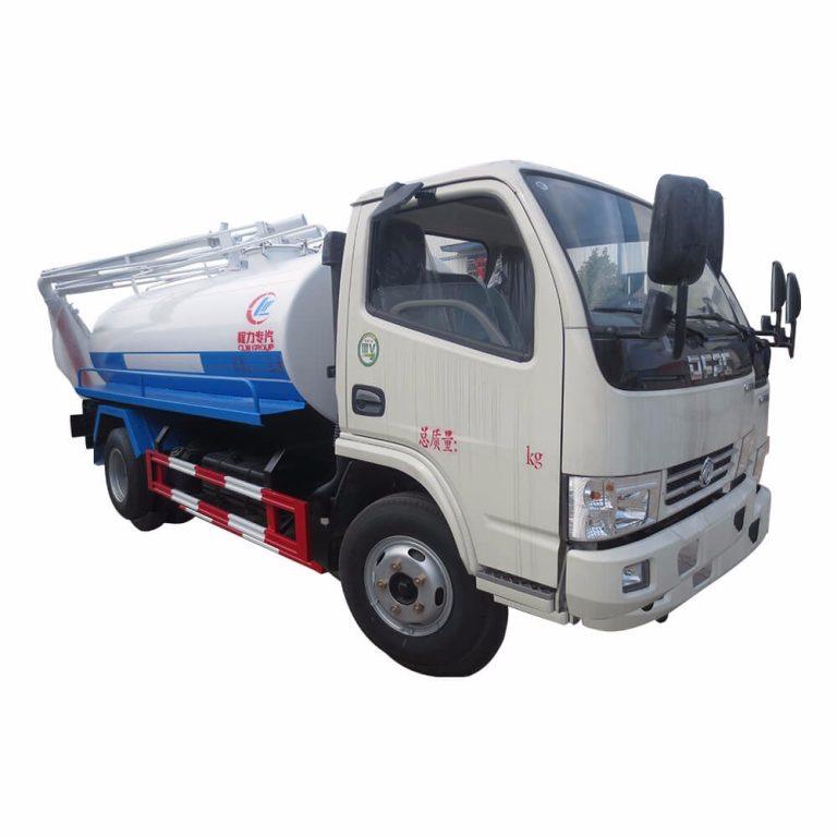 Dongfeng 4 Cbm Fecal Suction Truck, Vacuum Suction Cleaning Truck