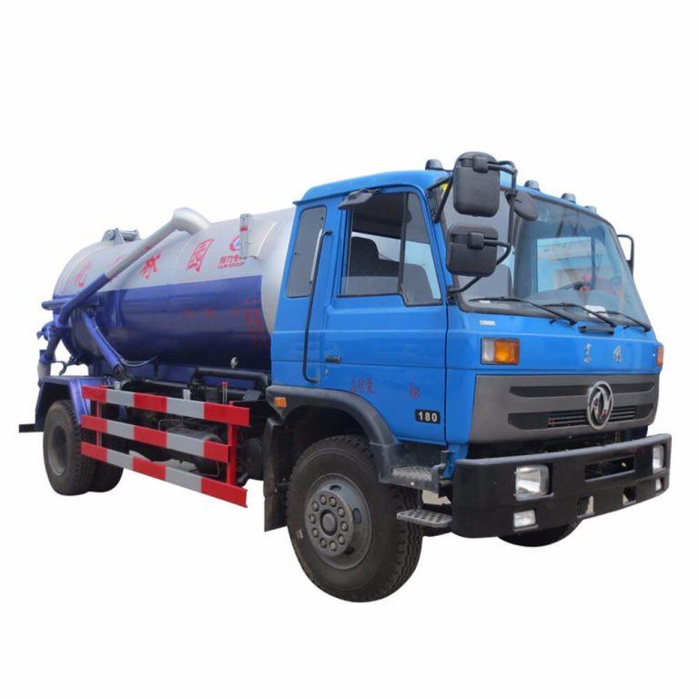 Dongfeng 12 M3 Sewage Tanker, Vacuum Suction Cleaning Truck