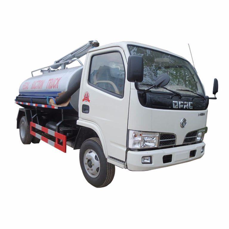 Dongfeng 4 Cbm Septic Tank Pump Truck, Vacuum Suction Cleaning Truck