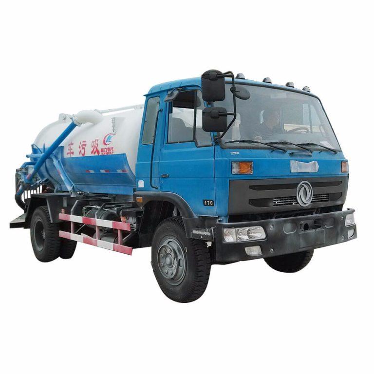 Dongfeng 8 Cbm Sewage Tank, Vacuum Suction Cleaning Truck