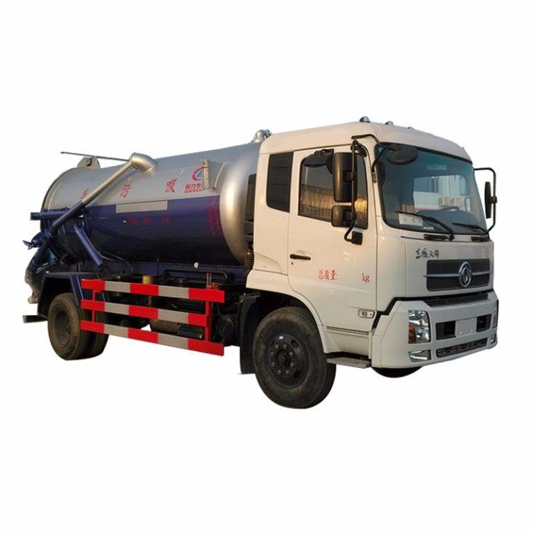 4*2 10 M3 Sewage Sucking Truck, Vacuum Suction Cleaning Truck